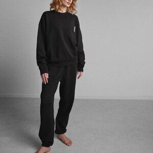 Lunya Silksweats™ Midweight Reversible Jogger Size XXSImmersed Black / XXS